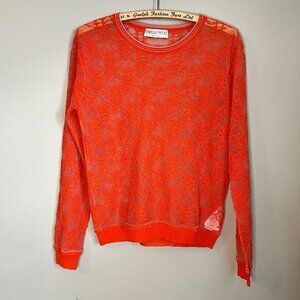Emilio Pucci Mesh Bee Pattern long sleeve top